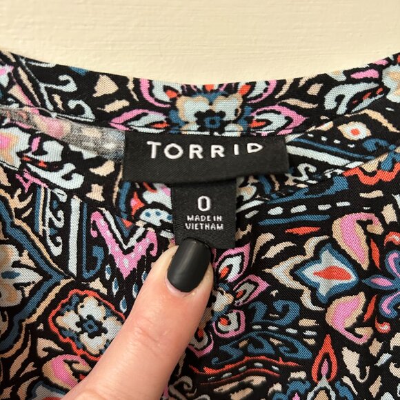 NWT Torrid Chalice Trapeze Tiered Dress - Picture 4 of 6